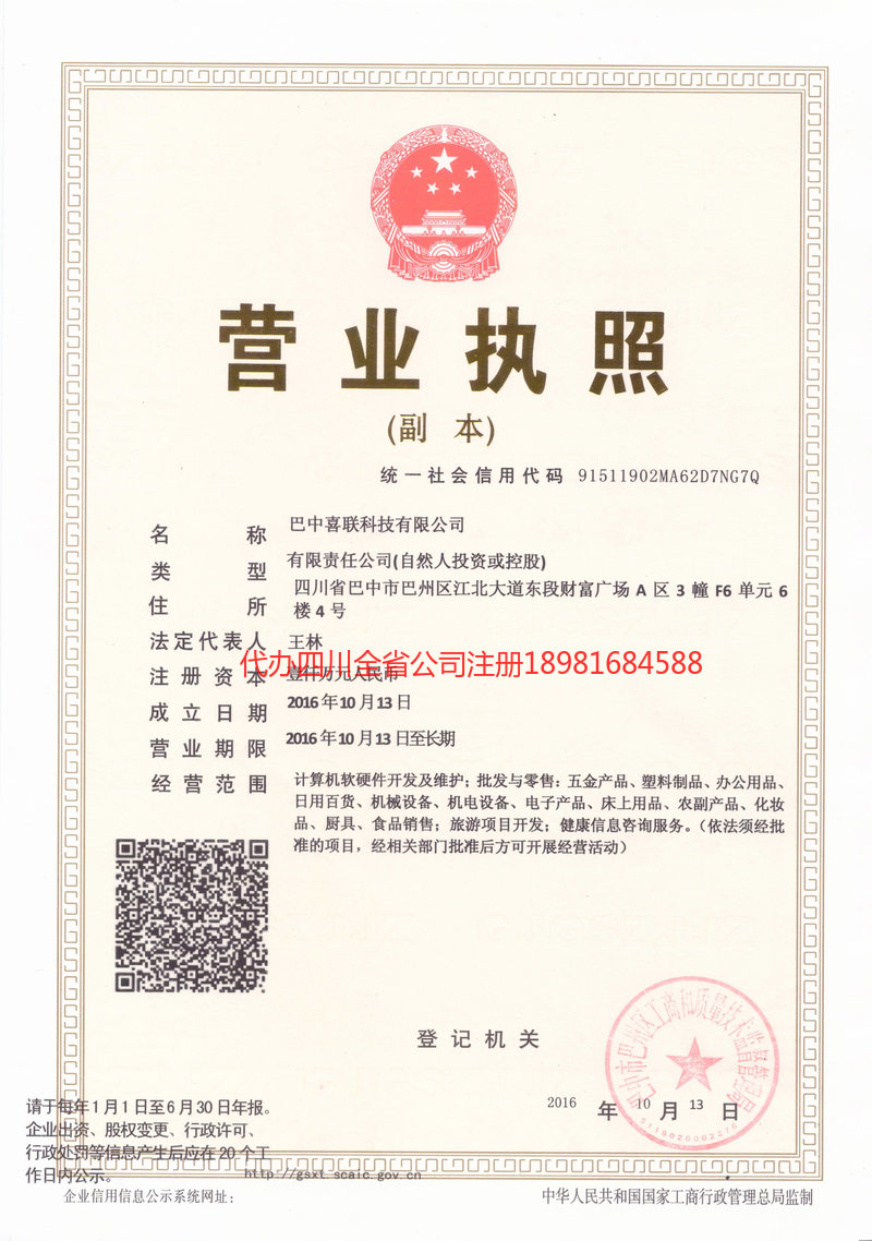 雷州雷州喜联科技有限公司